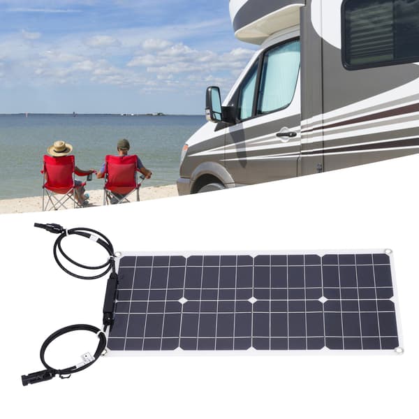 25W Monokrystallinsk Solpanel Kit 30A Ladecontroller Højeffektivt PV-modul til autocampercamping