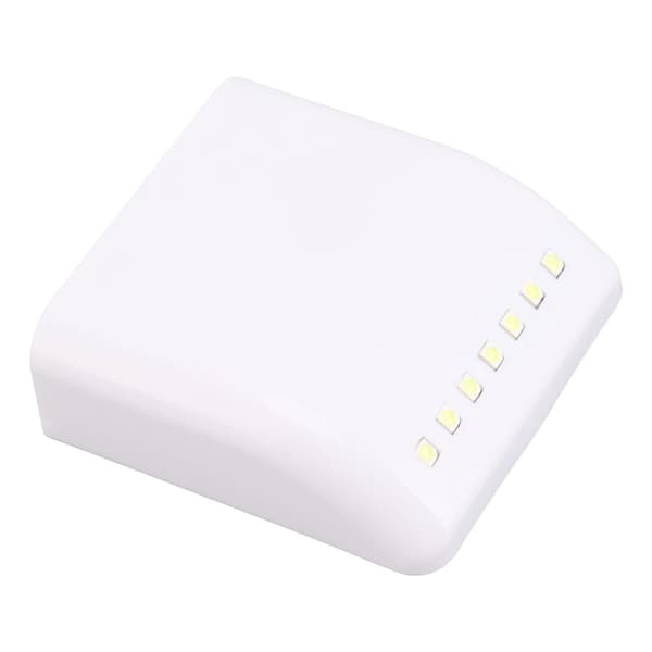 4 sæt LED skabslys 7 LED sensor underskabslys med 2700K varmt hvidt lys til garderobeskab skuffe