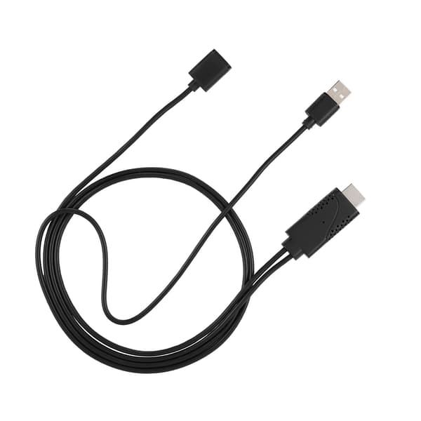 2 i 1 1080P USB hun til HDMI han HDTV adapterkabel til iPhone Android