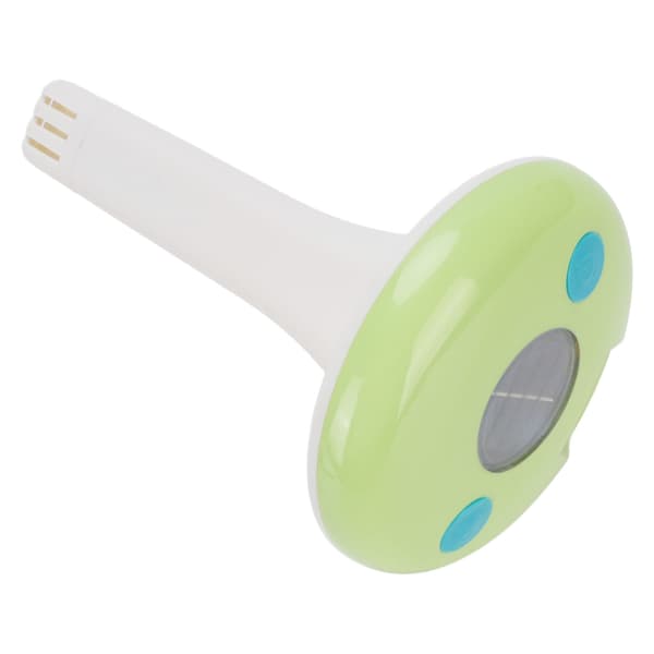 2 i 1 Solcellsdriven Pooltermometer Flytande Lättläst Digital Pooltermometer Salthalt Temperatur Vattenkvalitetstestare för Simbassänger Spa Bubbelpooler