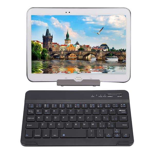 Smal Lätt Trådlöst Bluetooth-tangentbord för Android IOS WIN Svart