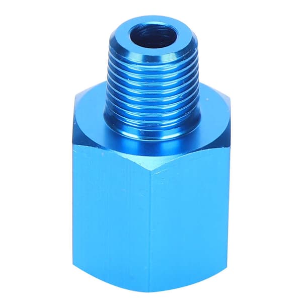 Aluminium NPT Reducer Bøsning M12 til 1/8 Trykmåler Adapter Fitting Eksplosionssikker