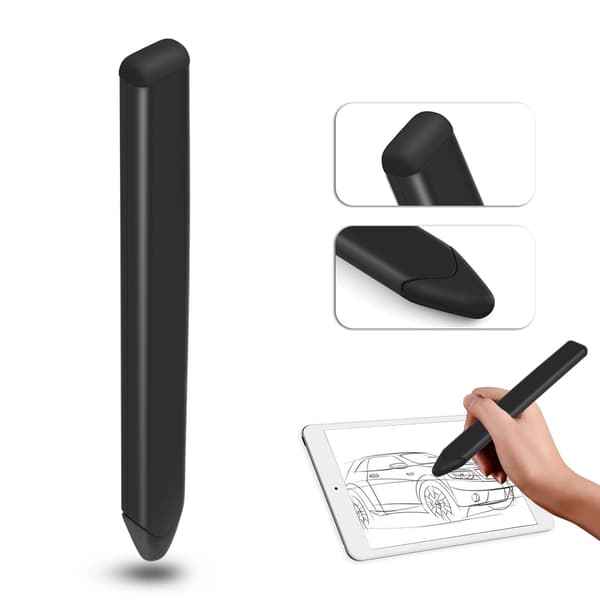 Universal Erstatning Flad Kapacitiv Touch Screen Stylus Pen til iPhone/Blackberry Sort