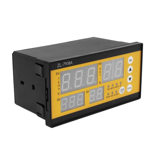 Inkubator Temperatur Fugtighedssensor LED Lys Speciel Engelsk Controller til Inkubator 100‑240V