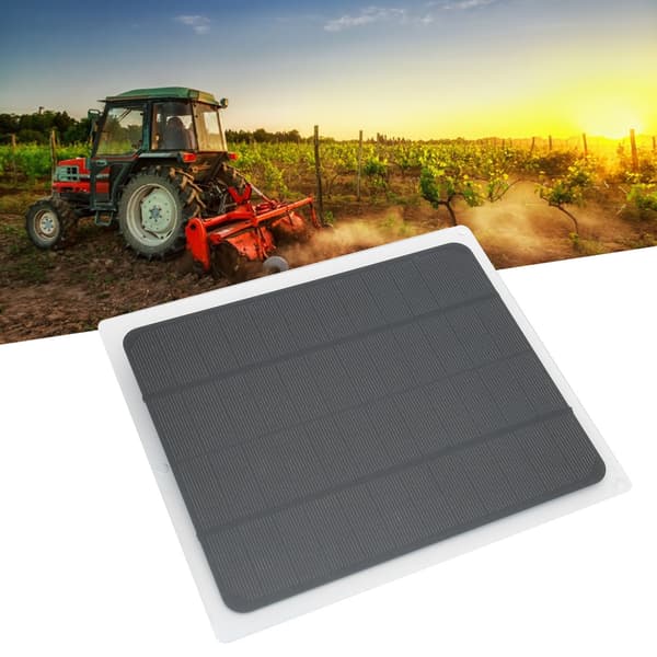 5W 12V Multifunktionell Solpanel Utomhus Mobil Ström för Laddning av Bilbatterier