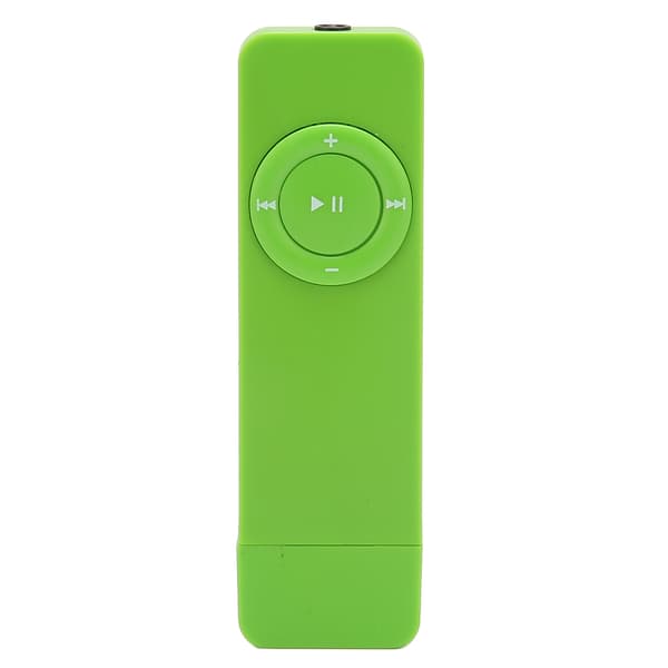 MP3-afspiller tabsfri lydunderstøttelse op til 64 GB mini-musikafspiller til studerende, løb, rejser, grøn