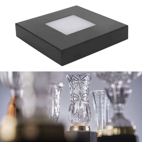 LED-lysbase med flerfarvede tilstande, glødende displaystander til 3D krystalglas kunst