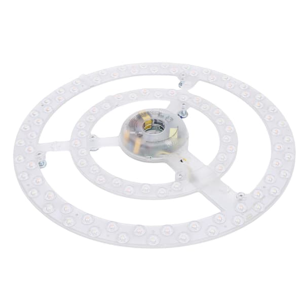 13,2 tommer loftventilator LED-lysudskiftning PC 3 farver justerbar forsænket loftventilator lyspanel eftermonteringslystavle