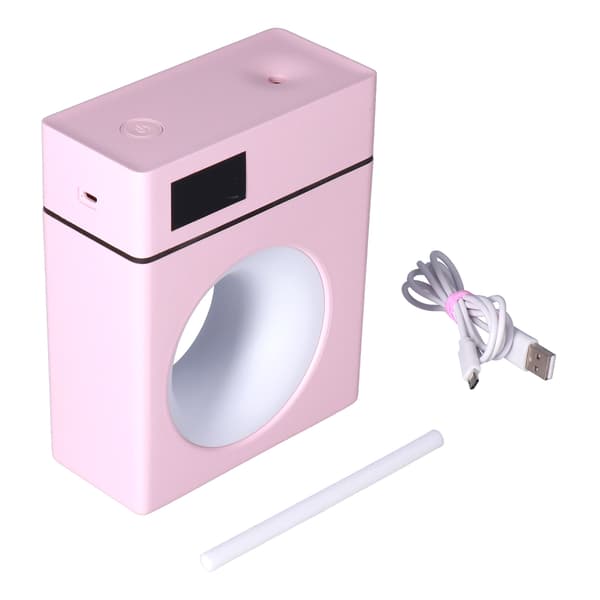 500 ml rosa billuftfuktare USB-driven dimdiffusor för hemmakontor sovrum