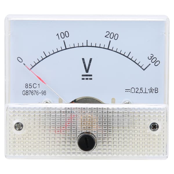 85C1 DC Voltmeter 0-300V, Højpræcisionspanelmåler, Nøjagtig Installationsmåler
