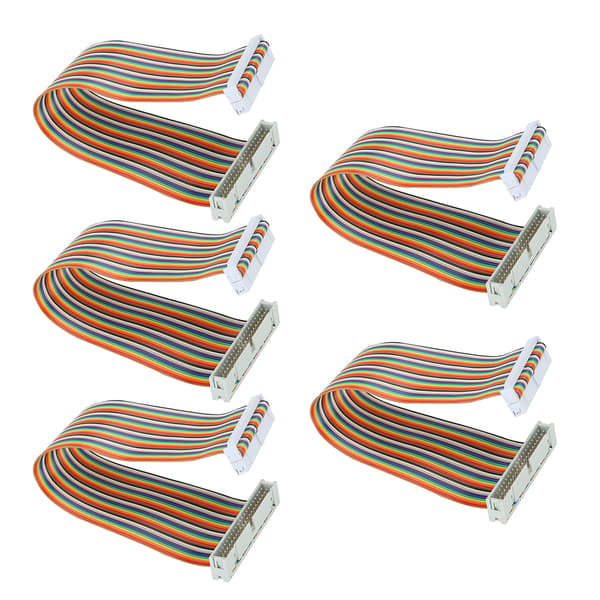 5 stk. GPIO-kabel til Raspberry Pi han til hun 40-polet ledning computertilbehør 20 cm han til hun