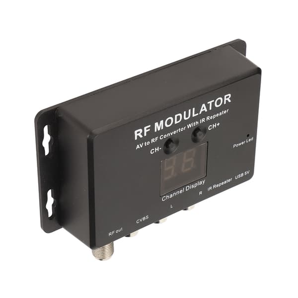 RF-modulator Professionel PAL NTSC 21-kanals AV til RF-konverter til Set-top-boks DVR DVD
