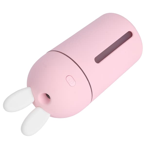 200 ml Mini luftfugter 3 timers timing stemningsnatlys skrivebordsluftfugter USB-drevet lyserød