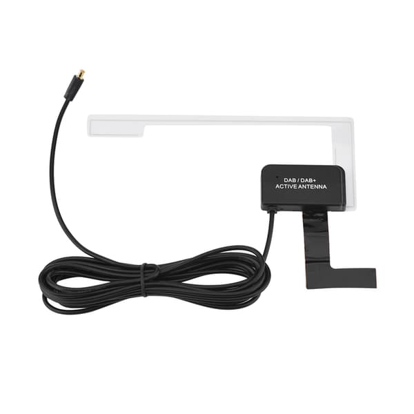 DAB Digital Bilradio Antenn Glasmontering MCX Hankontakt