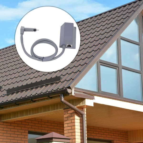 1 m gummibelagd kopparkabel satellit Ethernet-kontakt för V2 platt antenn