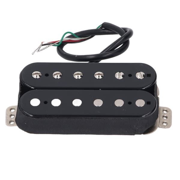 Humbucker Pickup 6-strängad dubbelspole ersättning för elgitarr 52mm Svart