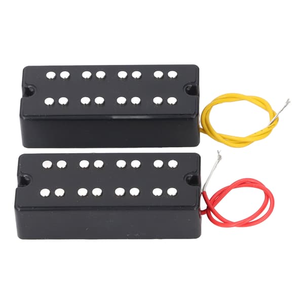 Humbucker Pickup Set Öppen Stil 2 Hål Dubbelspolig Pickup för 4-strängad Elbasgitarr