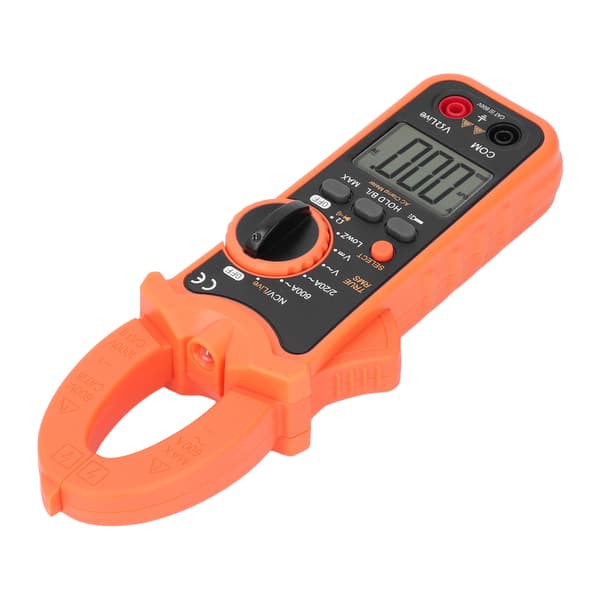AC/DC Tangamperemeter 1999 Tællinger NCV True RMS Multimeter LCD Baggrundsbelyst Tester