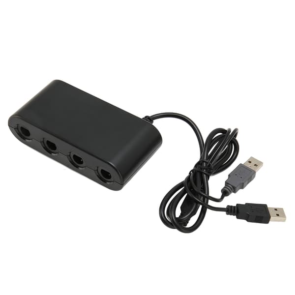 GC Controller Adapter 4 porte 3 i 1 Game Controller Adapter med Turbo-funktion til Switch til Wii U PC