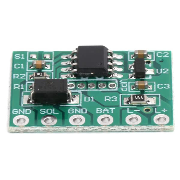 Solcelledrevet Vejstuds Lys Controller Timer Modul, Dobbeltsidet Aluminium, DC5V, Blinkende