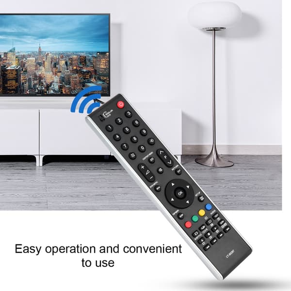 CT-90287A Multifunktionel TV-erstatningsfjernbetjening til Toshiba-controller