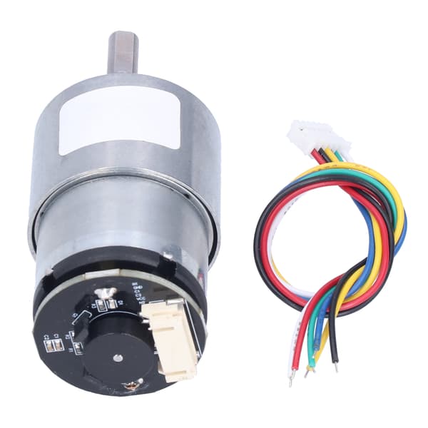 JGB37-520 Hastighedsreducerende gearmotor Elektrisk mikro DC gearmotor med encoder DC12V20RPM