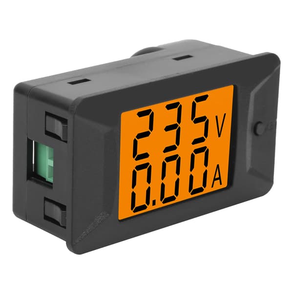 AC 40-400V 100A Dobbelt Digital Volt Amp Panelmåler, Amperemeter & Voltmeter, 110-220V, LED Display