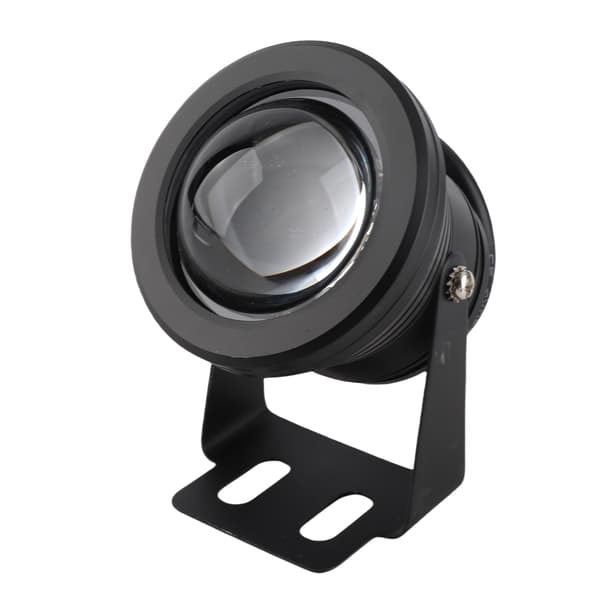 12V 10W RGB Akvarium LED Spotlight Lampe til Fisketank Pool Have Undervands Sort