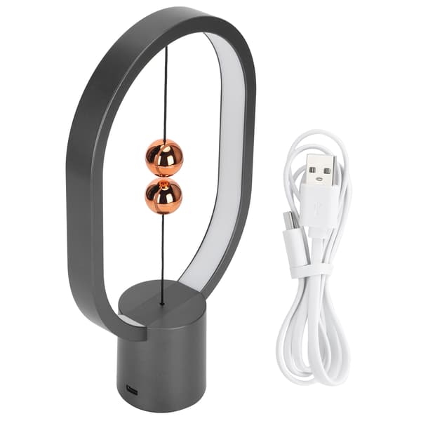 LED Skrivebordslampe USB Genopladelig Magnetisk Levitation Balance Lys, Smart Touch Switch, Hjemmekontor Indretning