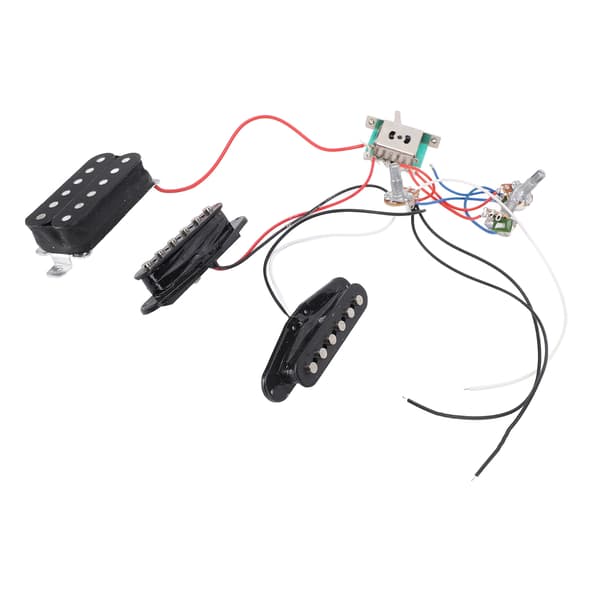 Elgitarrpickup med tonvolymkabel, dubbelspolig öppen stil Humbucker Pickup Set