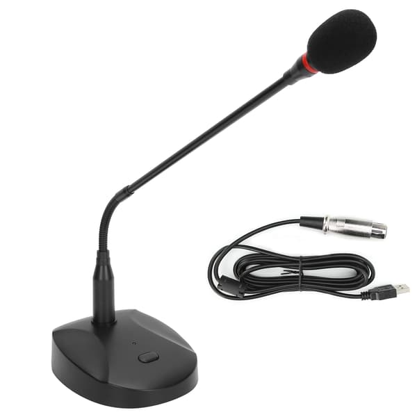 USB Desktop Konference Mikrofon Høj Følsomhed Broadcast Forelæsningsmikrofon