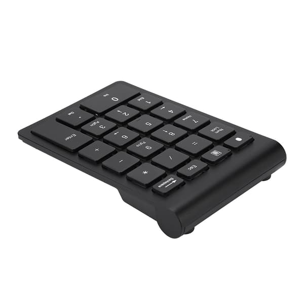 Sort 22-tasters Mini Numpad Trådløst Bluetooth Numerisk Tastatur Til OS X PC