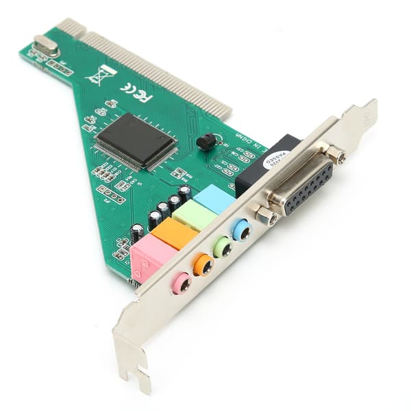 PCI lydkort 120dB Duplex afspilning computertilbehør med 4 kanaler til Windows 98 8738