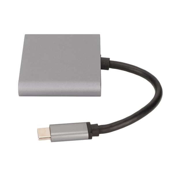 USB C till HD Multimedia Interface Hub stöder 4K 60HZ USB C till dubbel HD Multimedia Interface-adapter