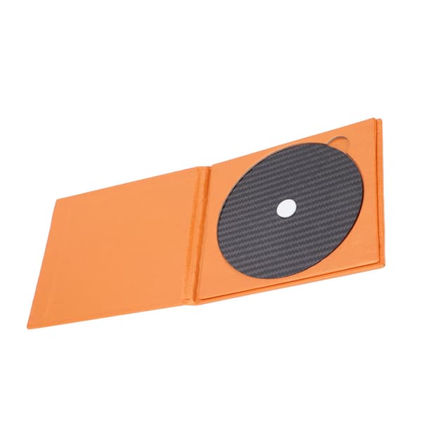 CD DVD Stabilisator Kulfiber 0,2 mm Tuning Måtte Disc Stabilisator til Topbakke Afspiller Sort