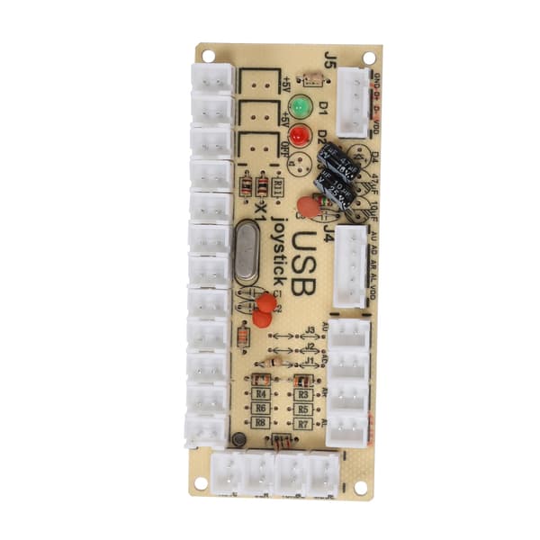 Arcade Spil USB Encoder Knap Controller til Raspberry Pi Host PC Spillemaskine Sort CY-822A