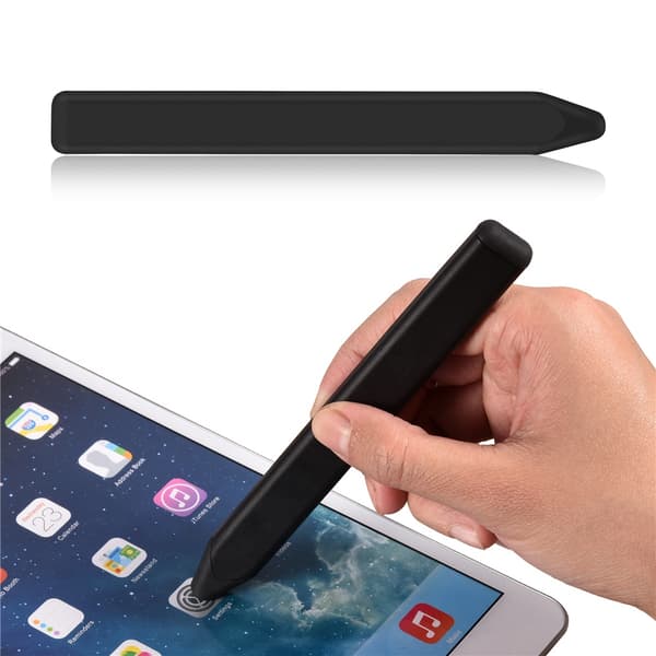 Universal Erstatning Flad Kapacitiv Touch Screen Stylus Pen til iPhone/Blackberry Sort