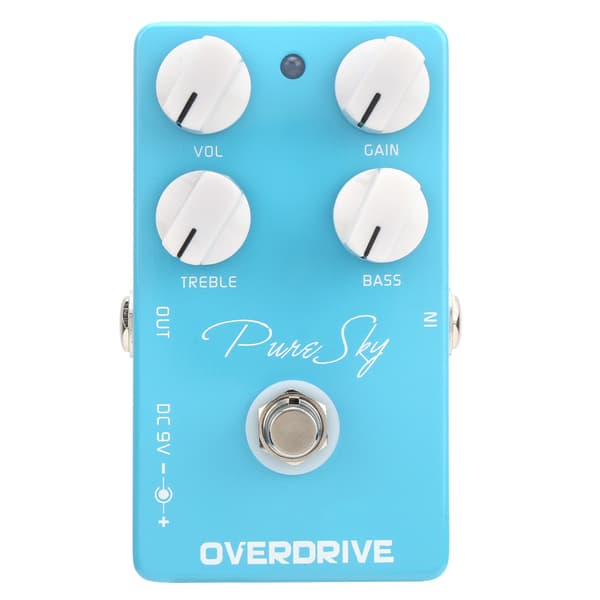 Overdrive Pedal Elgitarr True Bypass Effekt EQ Musikinstrument Tillbehör
