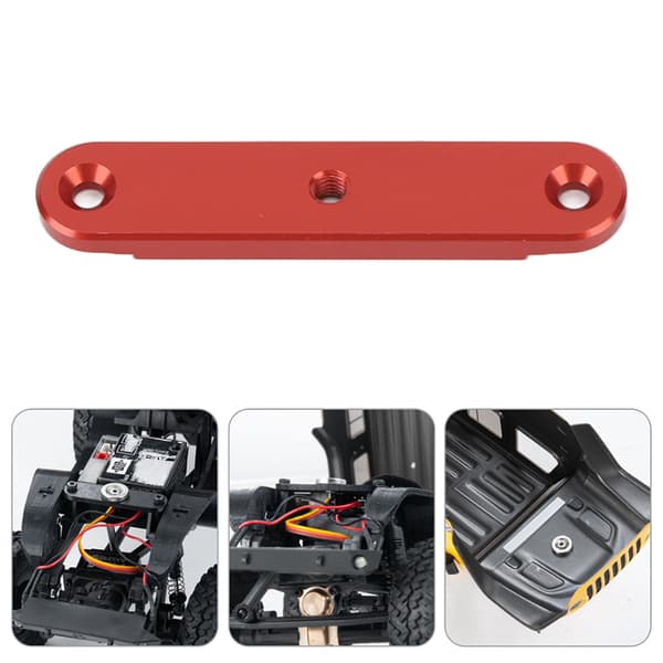 RC Shell Mount Post Set Erstatning til AXIAL 1/24 til SCX24 Stærk Magnetisk Kraft Reducerer Vibration RC Bilskalspost Rød