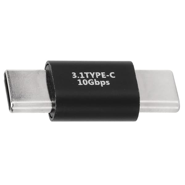 USB C-förlängningsadapter Typ C 3.1 Hane till Hane Adapter Stöder Snabbladdning 10 Gbps Dataöverföring