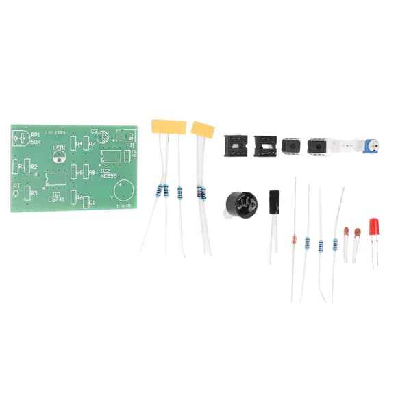 Temperatursummerkit PCB-kort Termistor Temp Larmmodul DIY Praktiska Träningsdelar