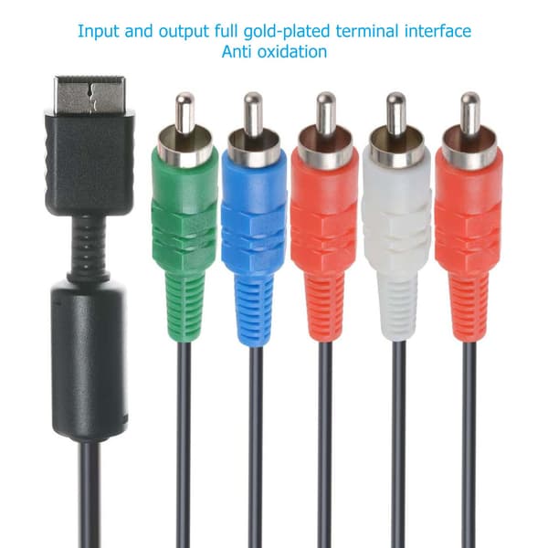 AV-komponentkabel Universal signalstörningsbeständig AV-kabel för PS2 för PS3-tillbehör