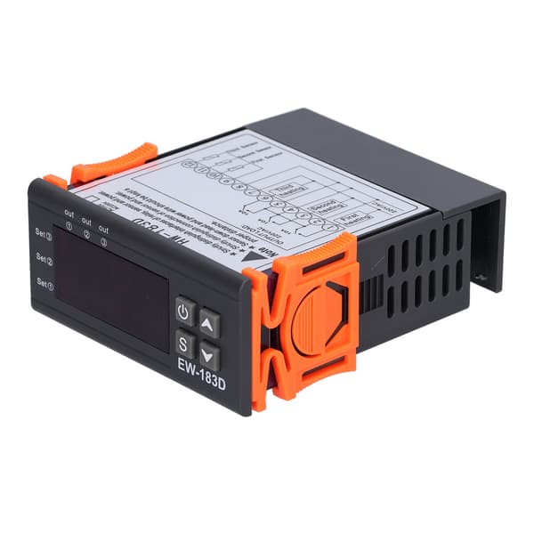 Digital LCD Termostat 220V HW-183D, Justerbar Temperaturregulator Controller