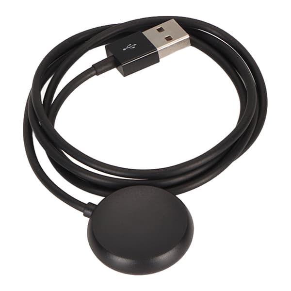 Ur-oplader til Google Pixel Bærbar USB Magnetisk Trådløs Ur-opladerkabel til Hjemmerejse Kontor Sort