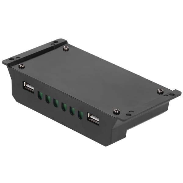 30A PWM Solar Charge Controller Dobbelt USB LCD-skærm 12V/24V Batteriregulator til Off-Grid Belysning