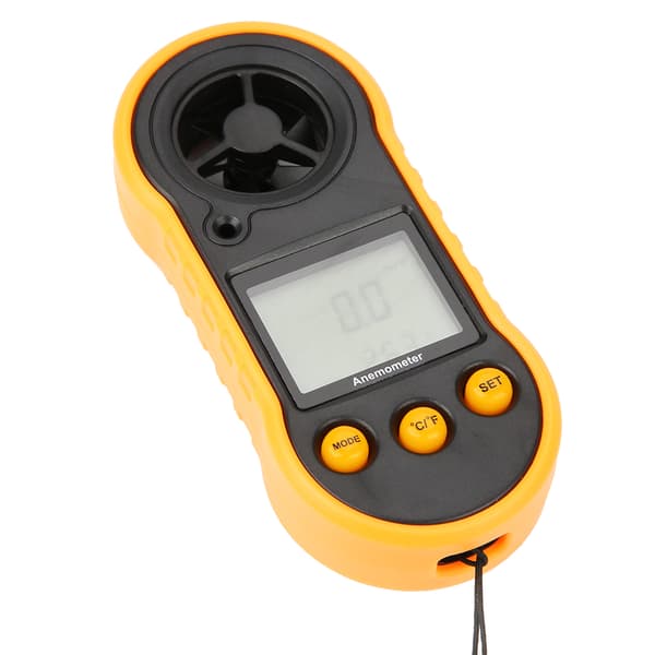 GM818 LCD Digital Anemometer Håndholdt Vindhastighedsmåler Lufthastighedstester