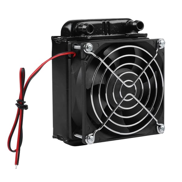 80MM CPU LED Vattenkylning Kylare Värmeradiator med Fläkt för Dator PC