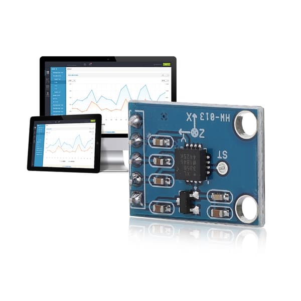 ADXL335 3-akset analog udgangsaccelerometermodul vinkeltransducer til Arduino (svejset)