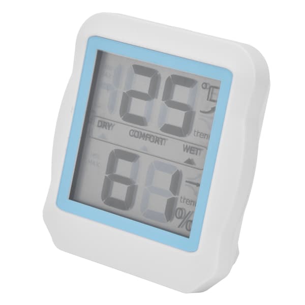 Mini Digital Termometer Hygrometer med Magnetisk Bagside, Indendørs Temperatur Fugtighedsmonitor til Hjemmet