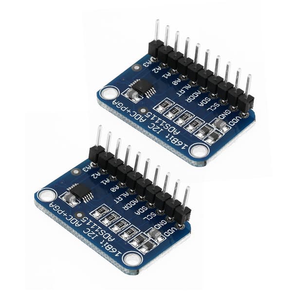 2-pak ADC 16-bit I2C ADC udviklingskort Analog-Digital Konverteringsmodul til Arduino